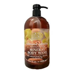 Dead Sea Collection ALMOND VANILLA MINERAL BODY WASH balancing &soothing 33.8oz